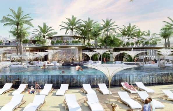 The Heart of Europe - Honeymoon Island and The Floating Seahorse amenity Sandy Beaches in World of Islands, Dubai, by THOE