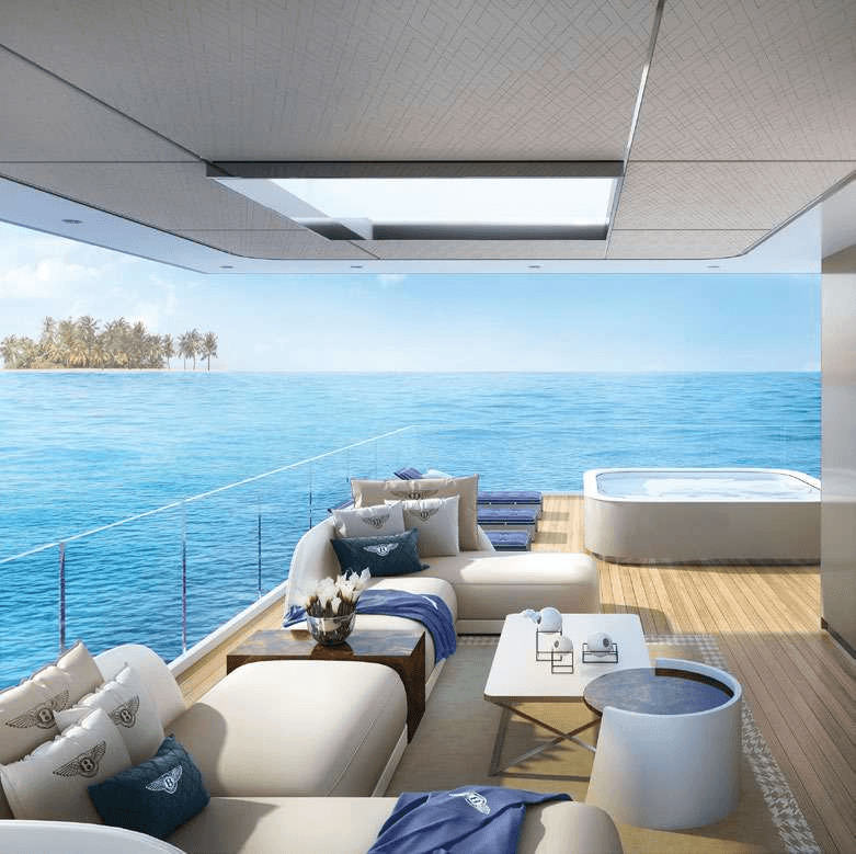The Heart of Europe - Honeymoon Island and The Floating Seahorse amenity Private Jacuzzi in World of Islands, Dubai, by THOE