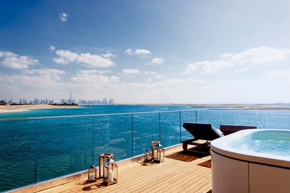 The Heart of Europe - Honeymoon Island and The Floating Seahorse amenity Sunbathing Deck in World of Islands, Dubai, by THOE
