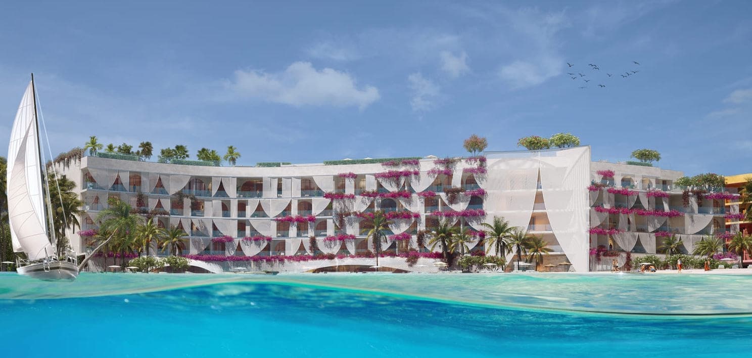 The Heart of Europe - Marbella Resort Hotel, Vignette Collection exterior view - World of Islands, Dubai - by THOE