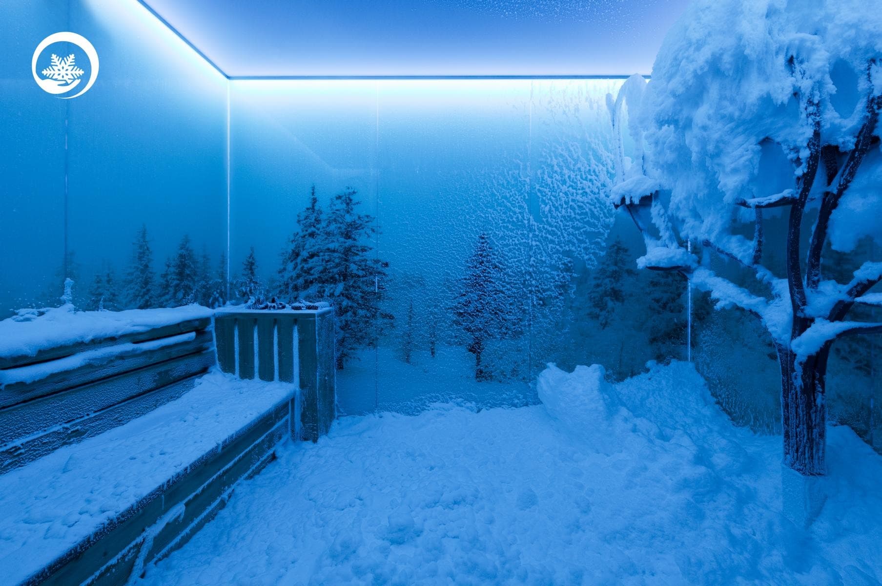 The Heart of Europe - Sweden Island amenity Snow Room in World of Islands, Dubai, by THOE