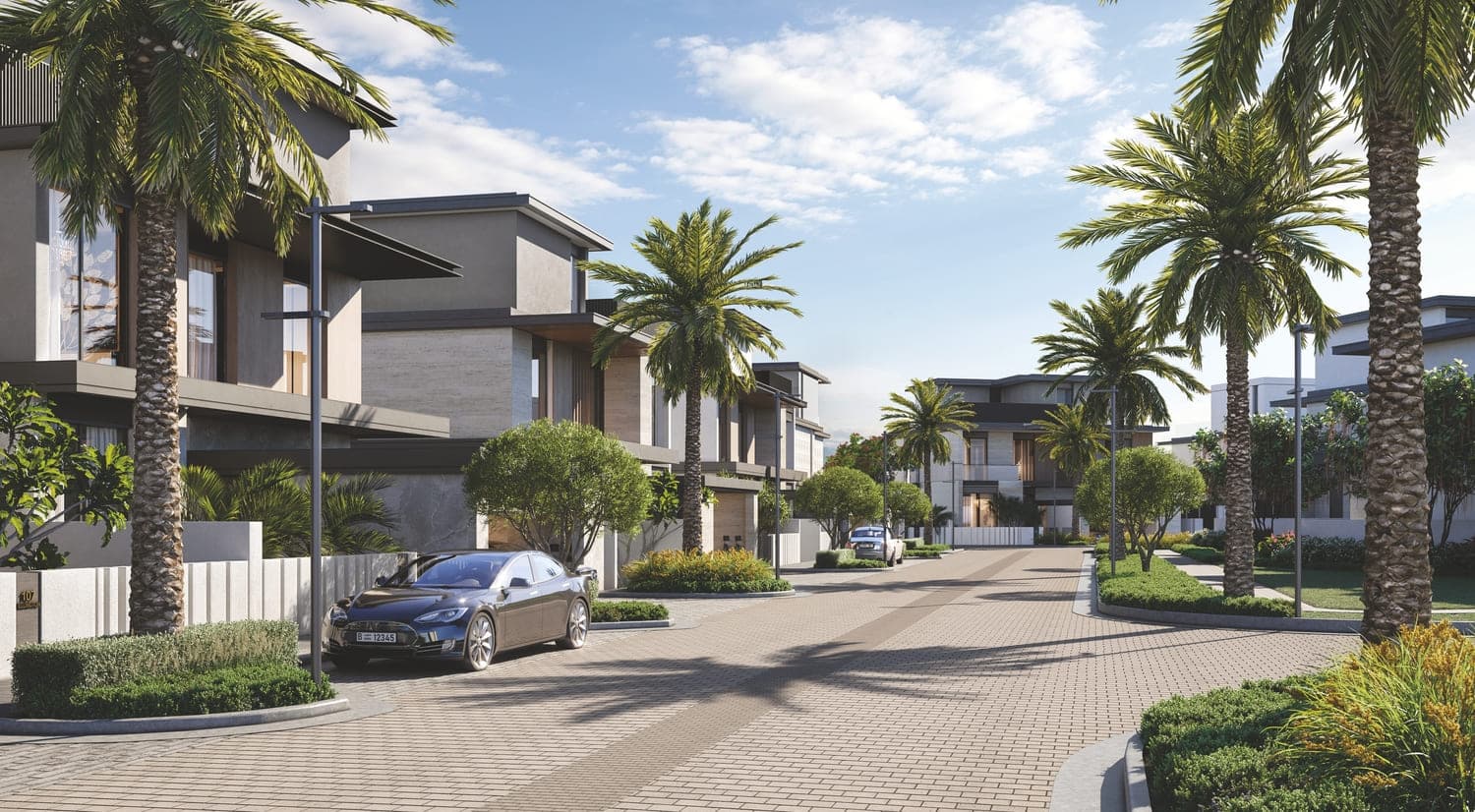 The Lakeshore amenity Plaza Area - MBR District 11 (Meydan South), Dubai - by Ellington