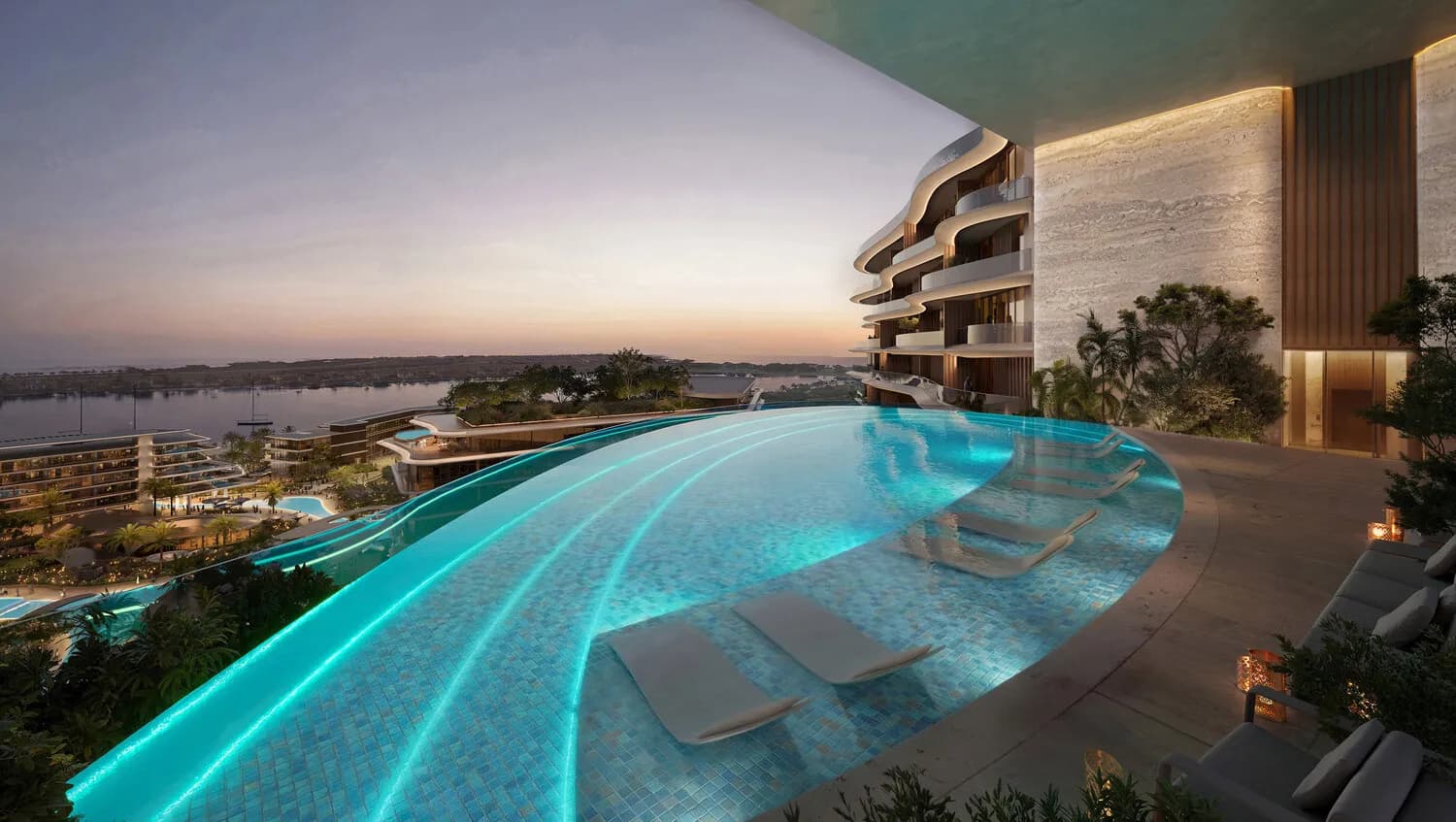 The Meriva Collection amenity Adults Pool - Dubai Islands, Dubai - by Ellington