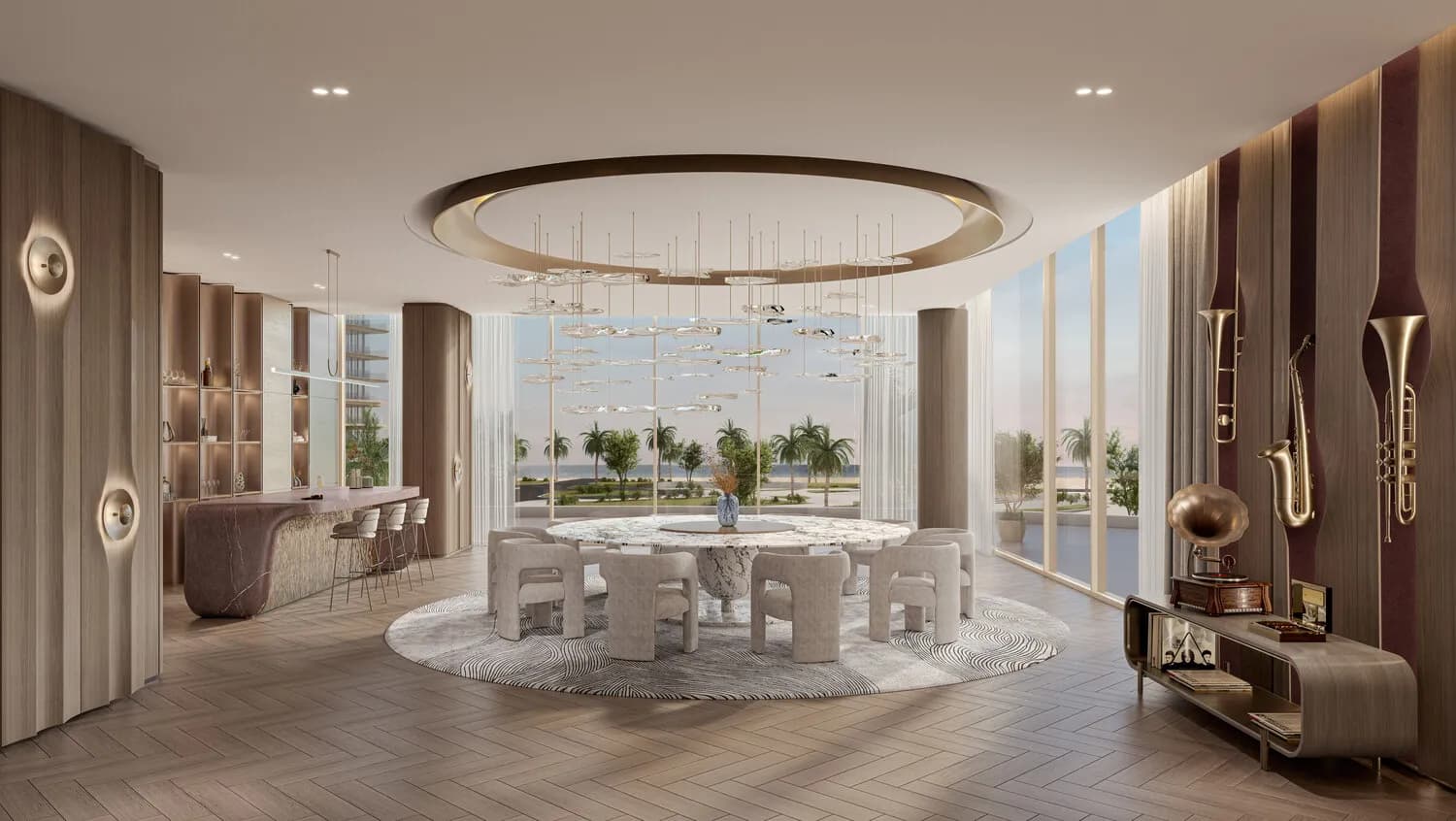 The Meriva Collection amenity Jazz Dining - Dubai Islands, Dubai - by Ellington