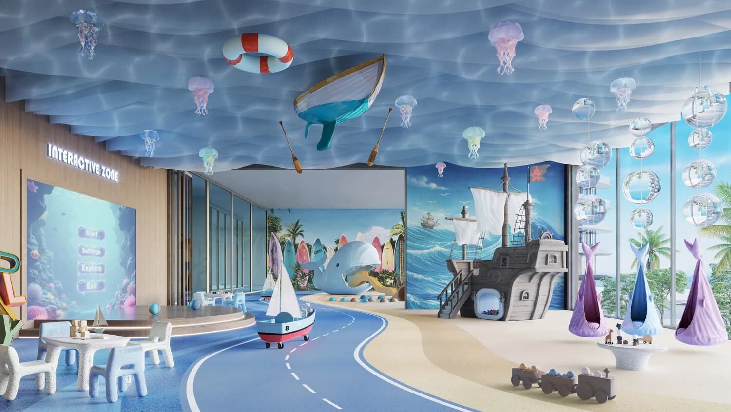 The Meriva Collection amenity Kids Play Area - Dubai Islands, Dubai - by Ellington