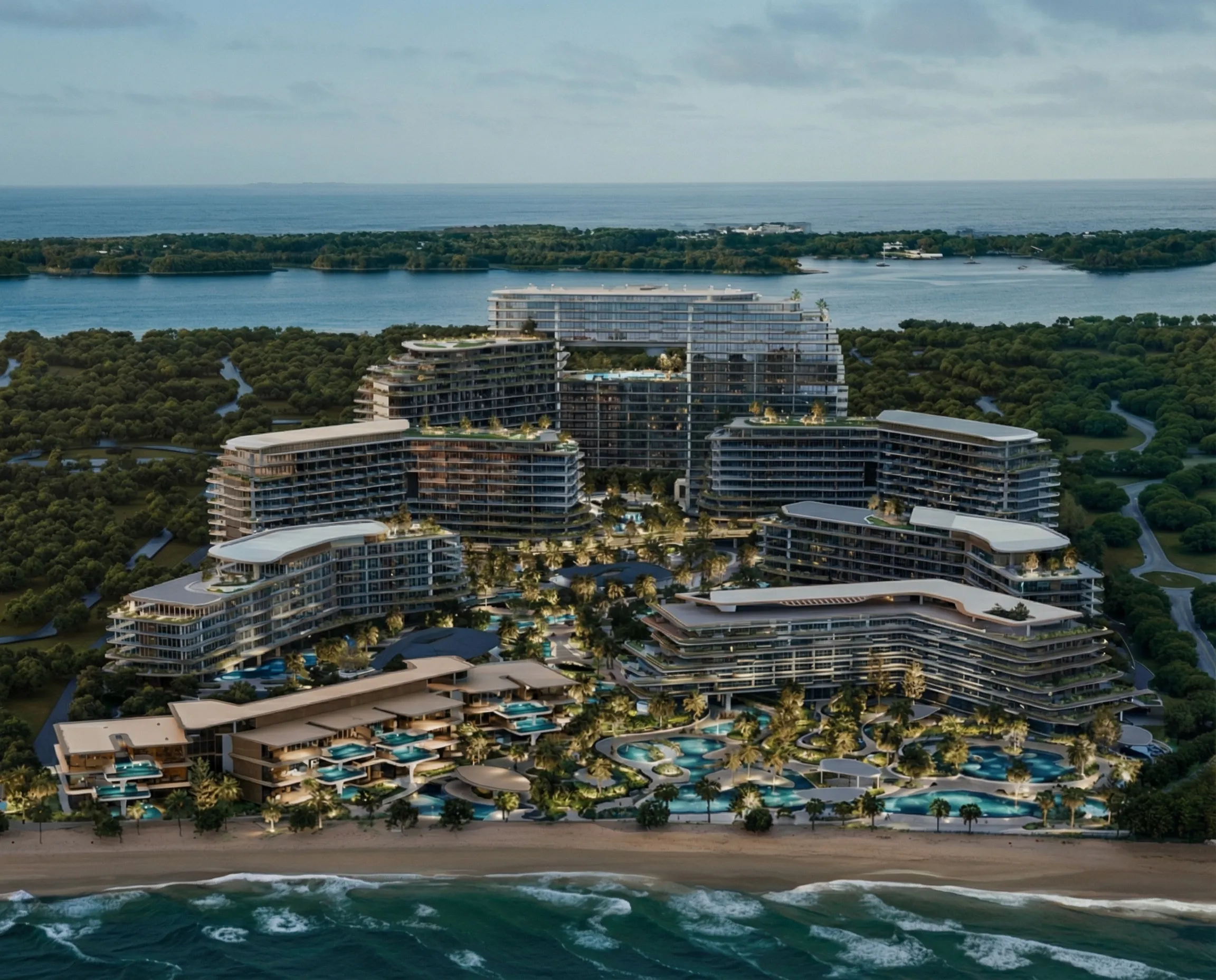 The Meriva Collection exterior view - Dubai Islands, Dubai - by Ellington