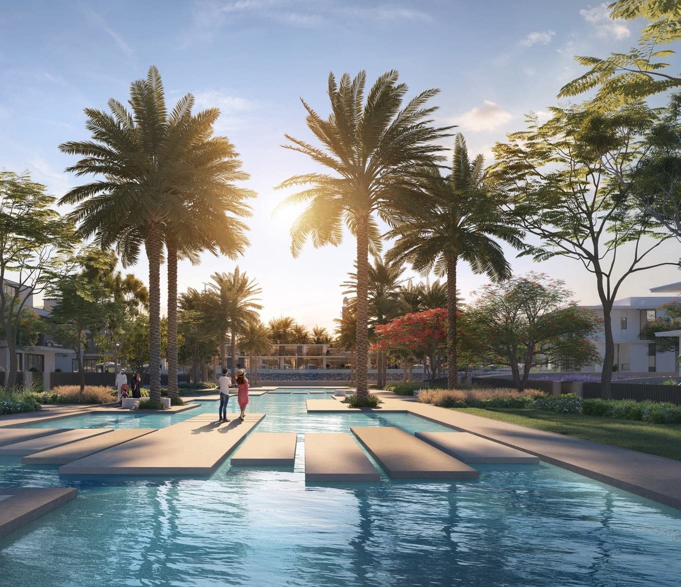 The Oasis Palmiera amenity Otdoor Tracks For Jooging And Cycling - The Oasis, Dubai - by Emaar