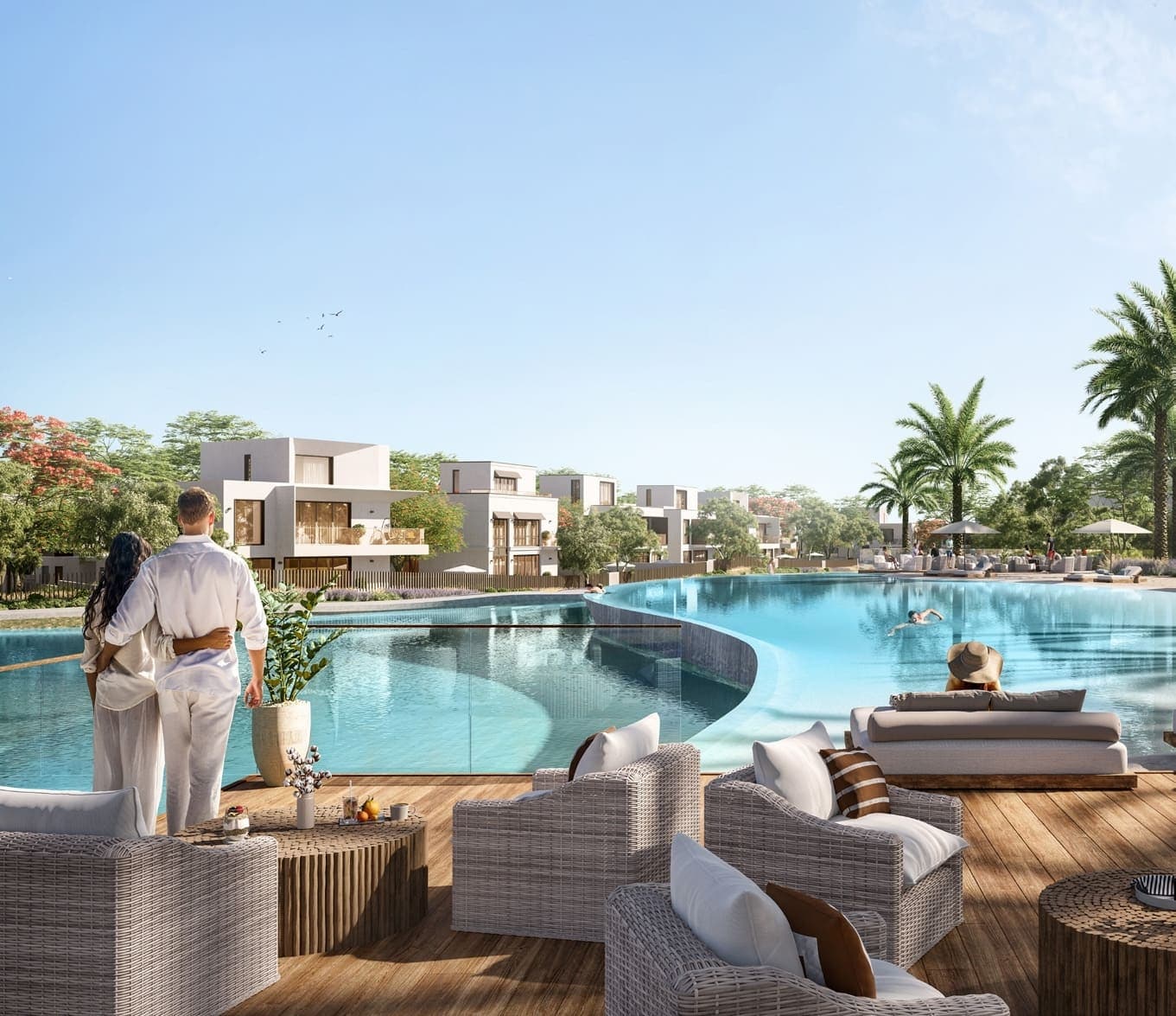 The Oasis Palmiera amenity Swimming Pools - The Oasis, Dubai - by Emaar