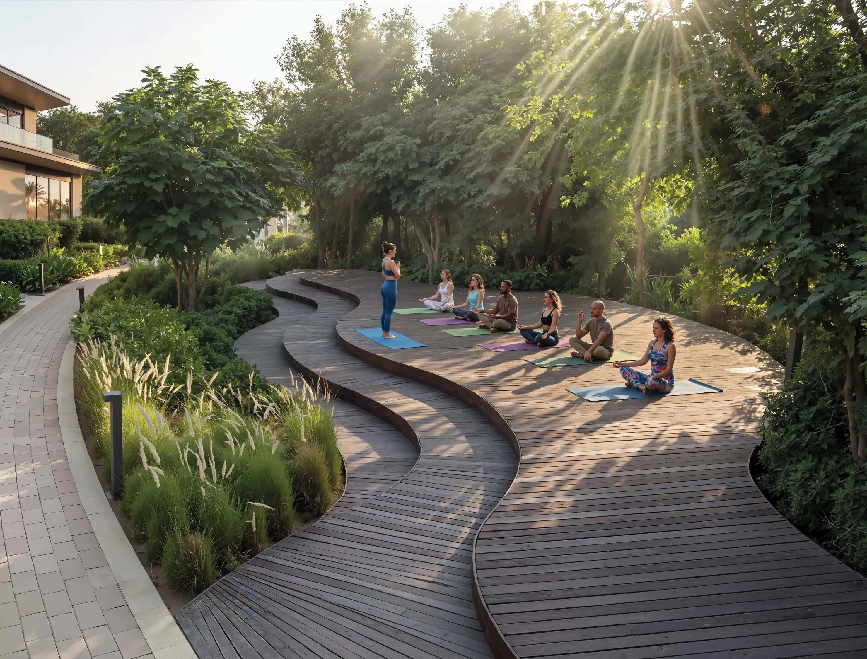 The Orchard at Sobha City amenity Yoga Deck - Abu Dhabi, Dubai - by Sobha