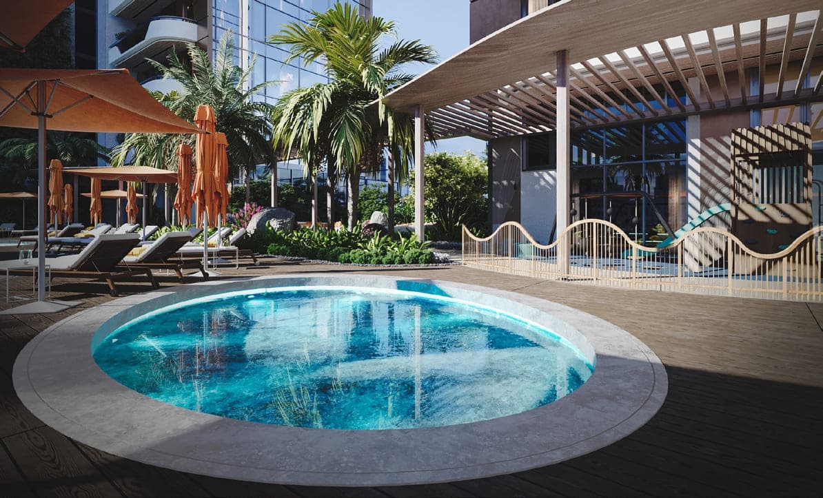 The Orchard Place amenity Kids Pool - JVC (Jumeirah Village Circle), Dubai - by Peak Summit Real Estate Development