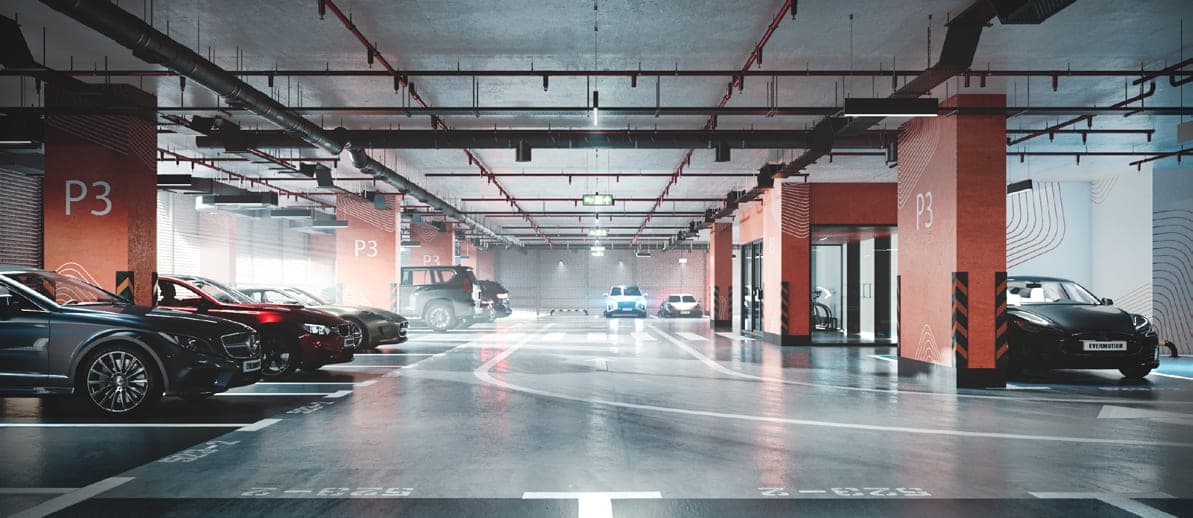 The Orchard Place amenity Parking Area - JVC (Jumeirah Village Circle), Dubai - by Peak Summit Real Estate Development