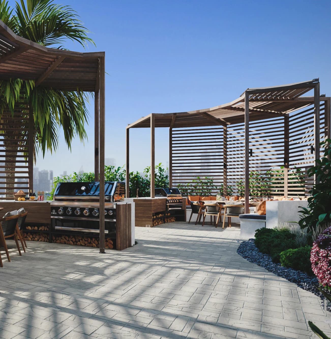 The Orchard Place amenity Two Private Barbecue Areas - JVC (Jumeirah Village Circle), Dubai - by Peak Summit Real Estate Development