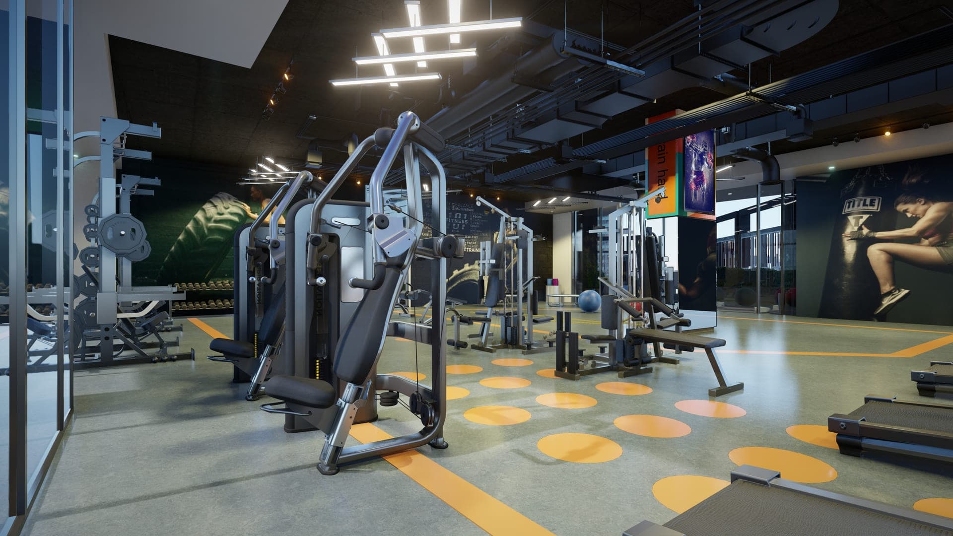 The Paragon by IGO amenity Gym in Business Bay, Dubai, by Invest Group Overseas (IGO)
