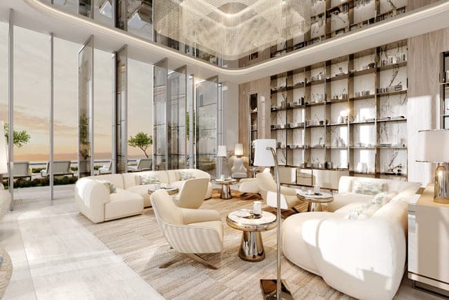 The Pier Residences amenity Residents Lounge - Maritime City, Dubai - by LMD