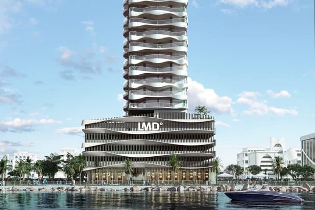 The Pier Residences exterior view - Maritime City, Dubai - by LMD