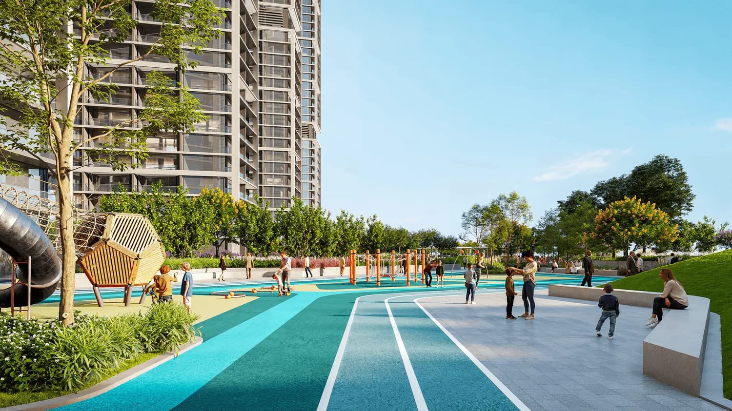 The Pinnacle at Sobha Central amenity Kids' Play Area - Jabal Ali, Dubai - by Sobha