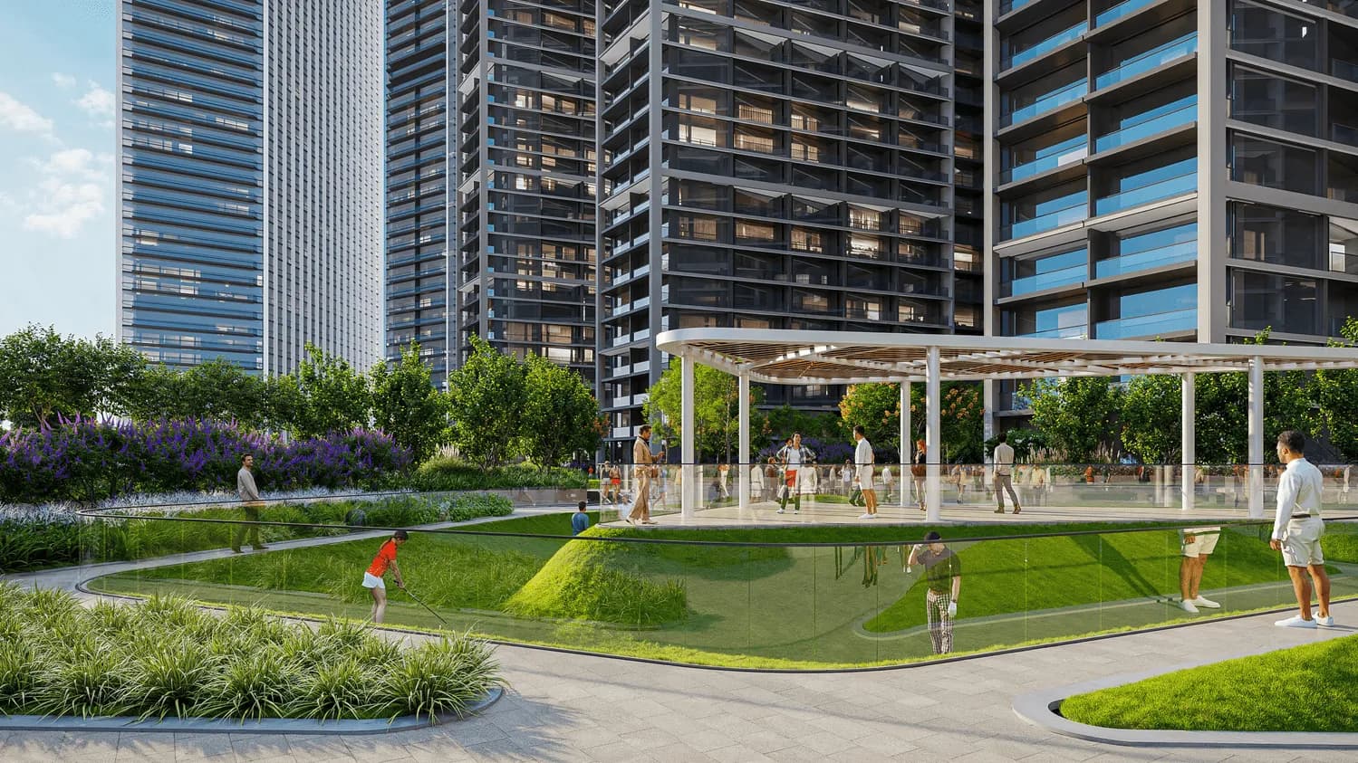 The Pinnacle at Sobha Central amenity Open Activity, Picnic & Event Lawn - Jabal Ali, Dubai - by Sobha