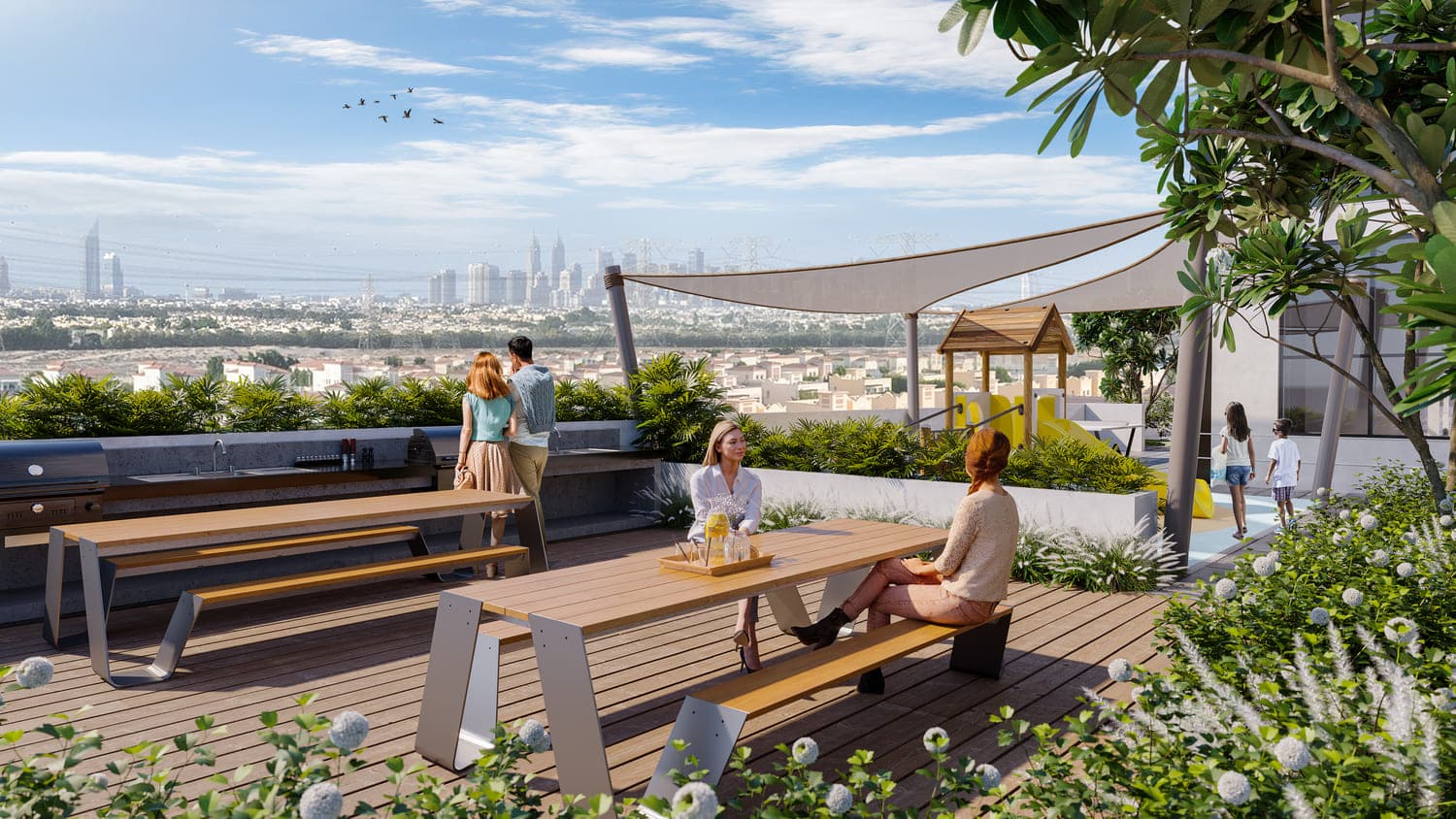 The Portman amenity Bbq Areas With Kitchen Facilities in JVC (Jumeirah Village Circle), Dubai, by Ellington