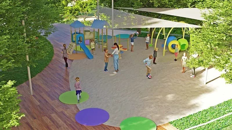 The Regent Residences amenity Kids Play Area in Town Square, Dubai, by Nshama Group
