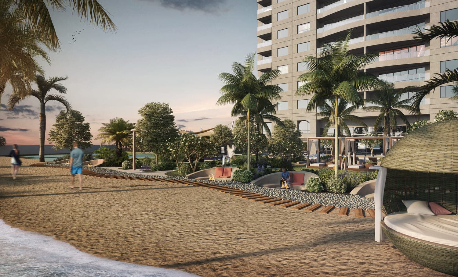 The Residence amenity Direct & Exclusive Beach Access - Al Khaledia Suburb, Dubai - by Mubarak Al Beshara Real Estate Development
