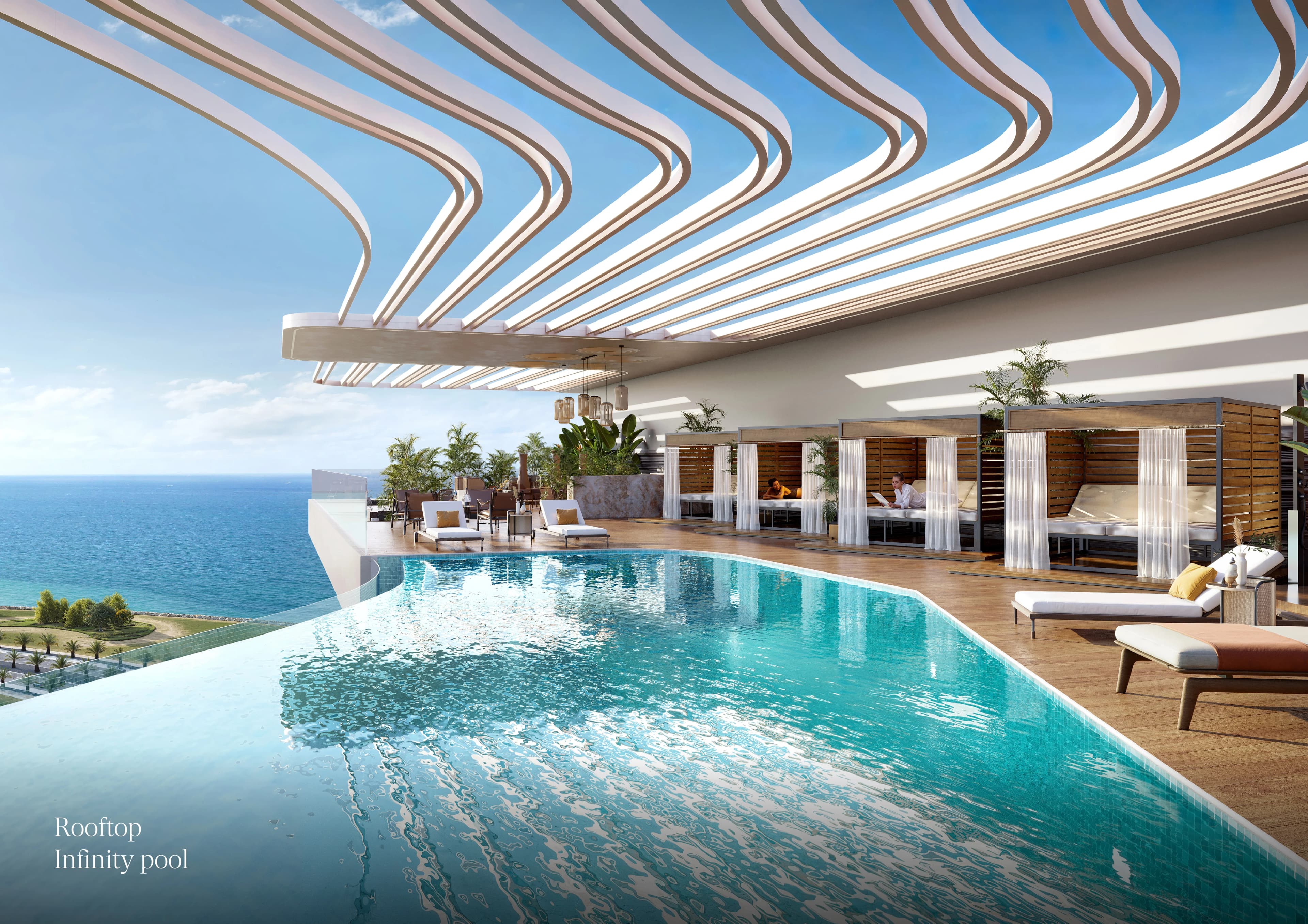 The Residences at Sheraton Al Marjan Island Resort amenity Infinity Pool - Al Marjan Island, Dubai - by Atara Real Estate Development