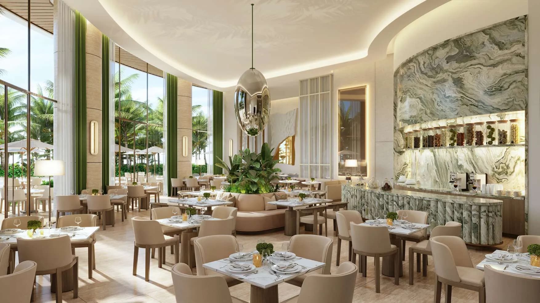 The Residences at The Dubai Beach EDITION amenity Specialty Restaurants & Bars - Jumeirah Beach Residence (JBR), Dubai - by H&H Development