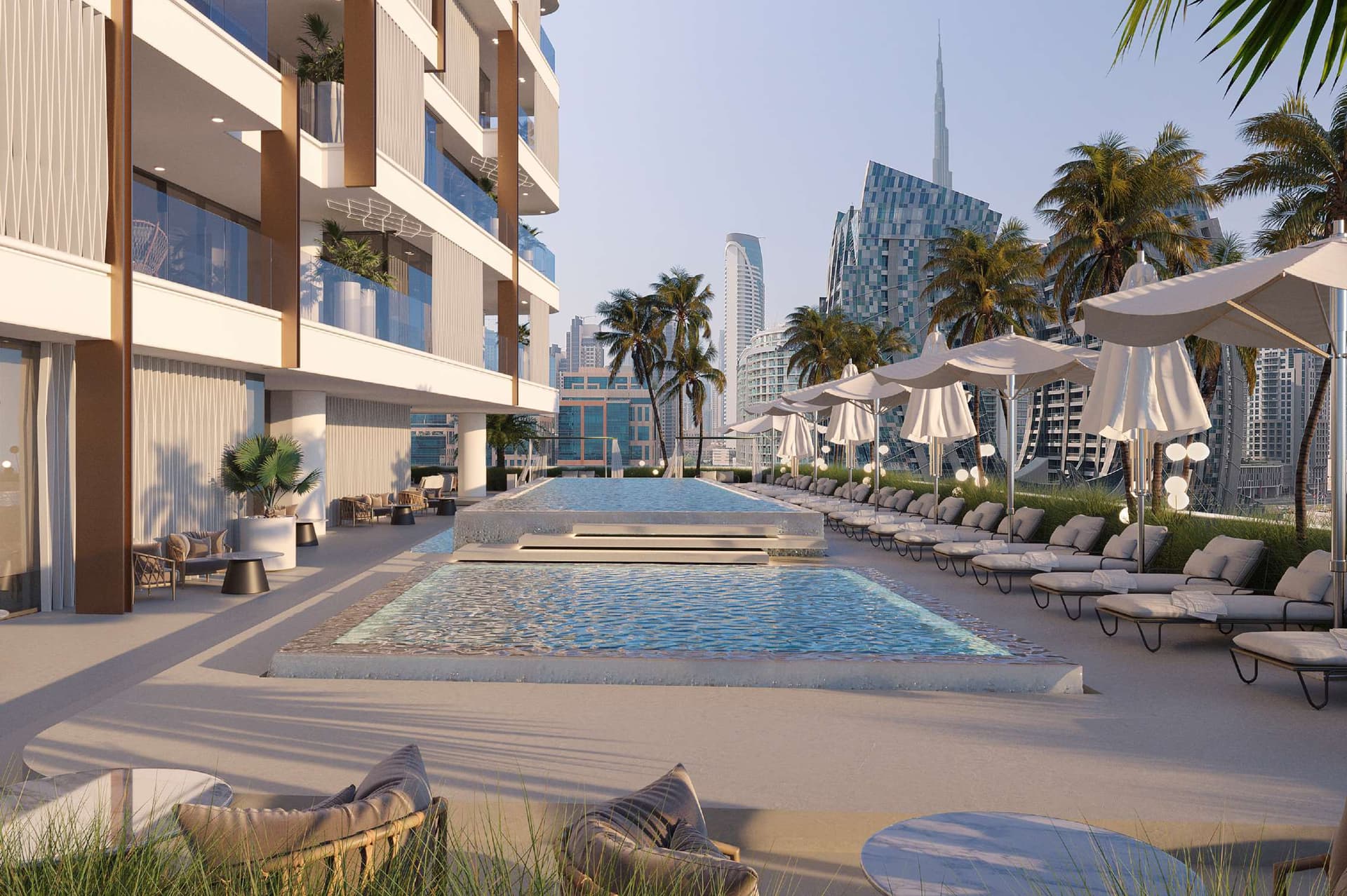 The Ritz-Carlton Residences amenity Swimming Pool in Business Bay, Dubai, by Kappa Acca Real Estate Development