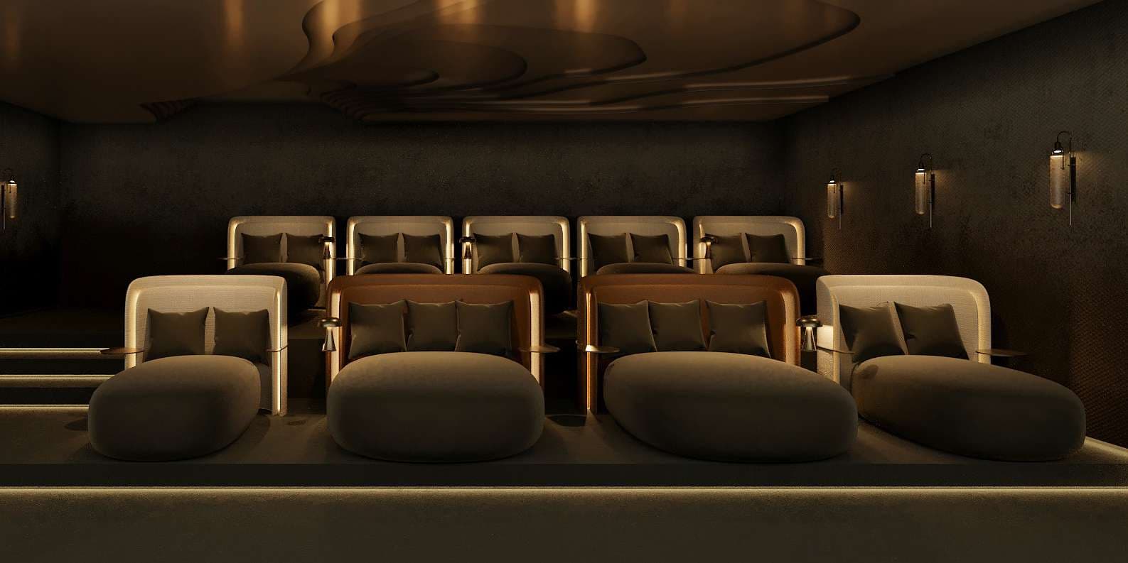 The Ritz-Carlton Residences amenity Private Theatre in Business Bay, Dubai, by Kappa Acca Real Estate Development