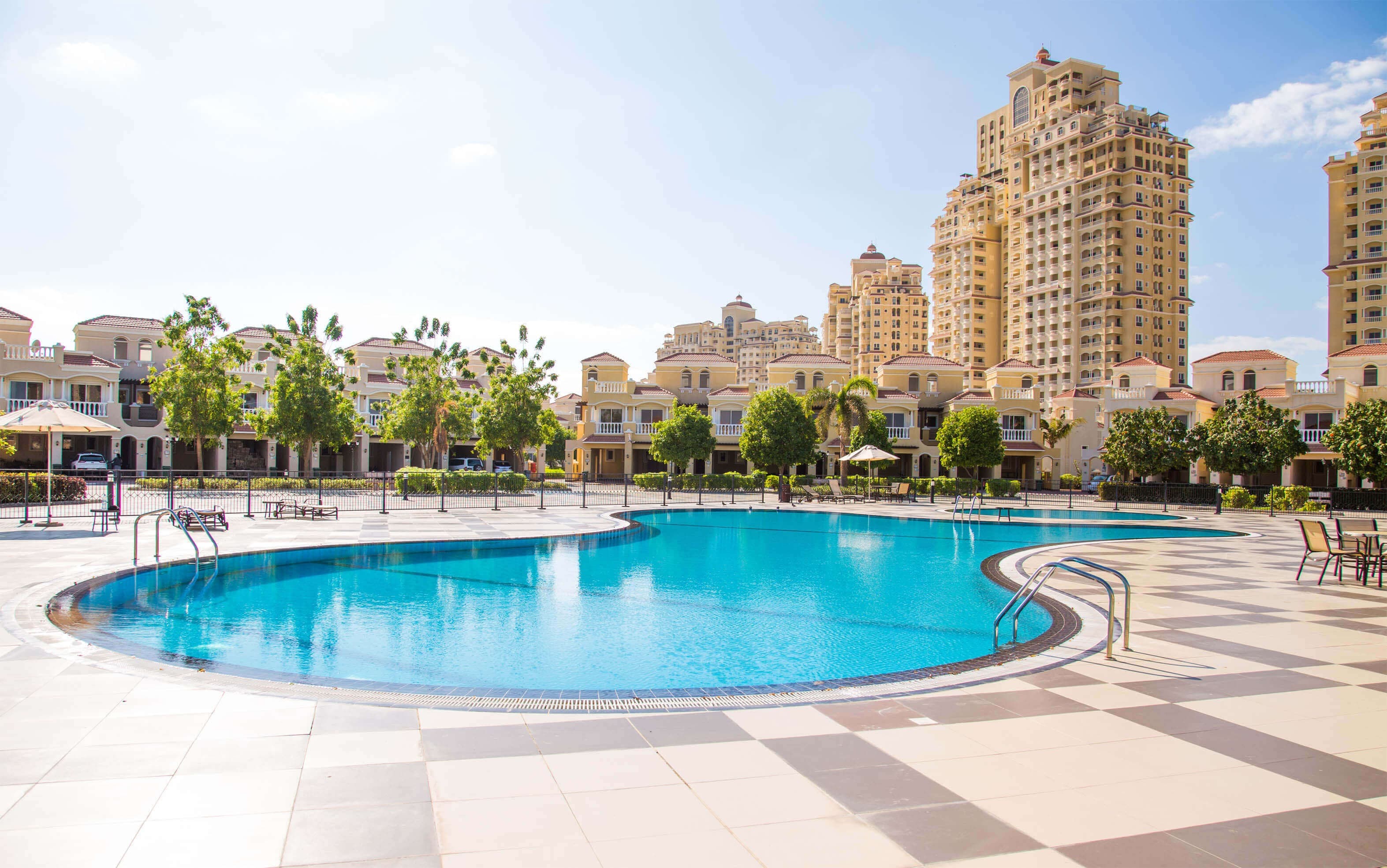 The Royal Breeze Residences amenity Swimming Pool - Al Jazeera Al Hamra, Dubai - by Al Hamra