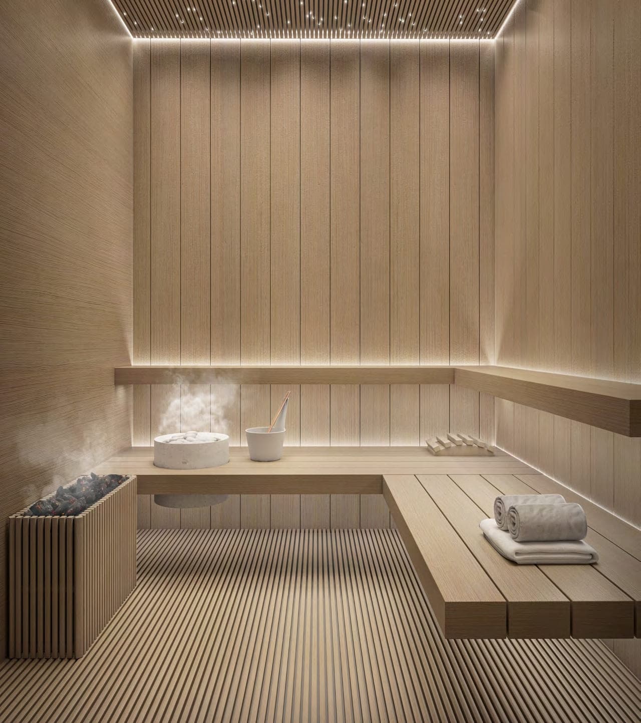 The Source amenity Thermal Suite With Sauna & Steam Room - Al Saadiyat island, Dubai - by ALDAR