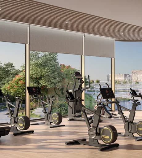 The Source II amenity Quality Indoor Gyms in Al Saadiyat island, Abu Dhabi, by ALDAR