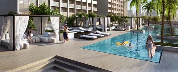 The Sterling amenity Swimming Pool in Business Bay, Dubai, by Beyond Developments