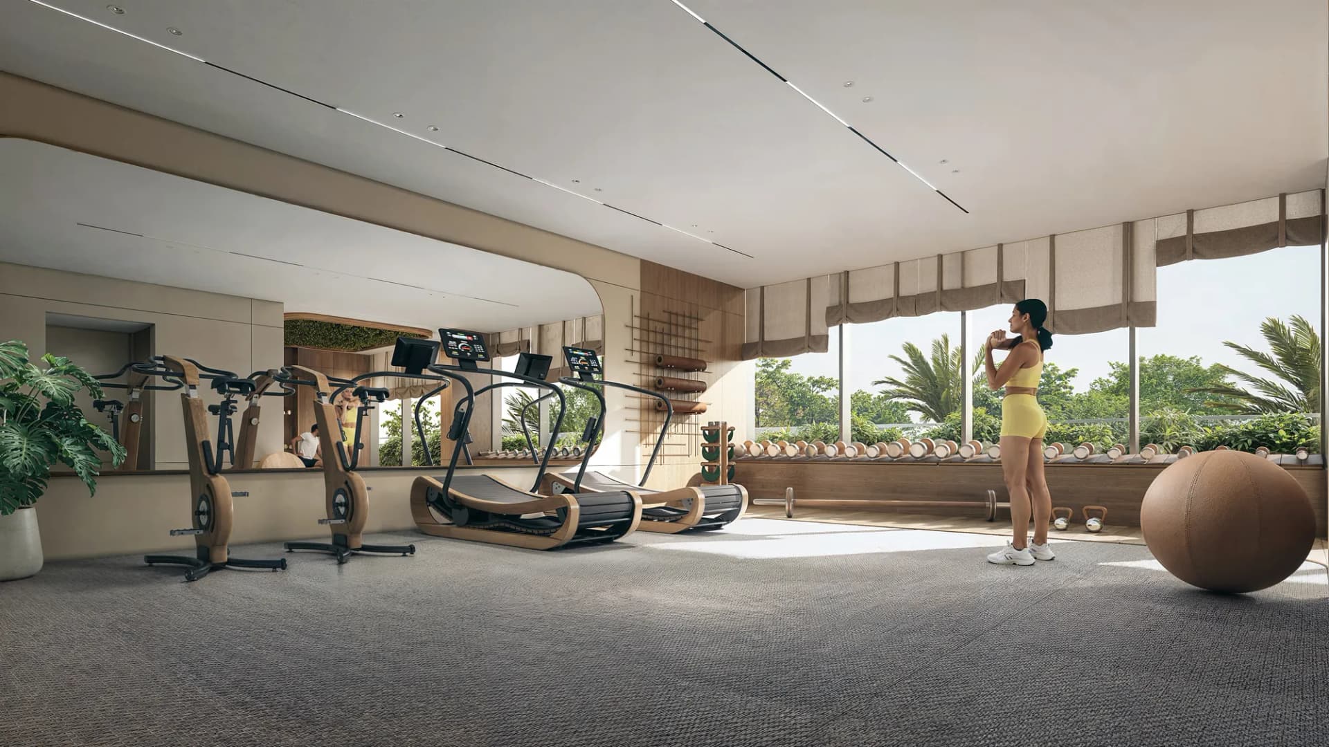 The Tides amenity Gym in Palm Deira, Dubai, by AMIS Development