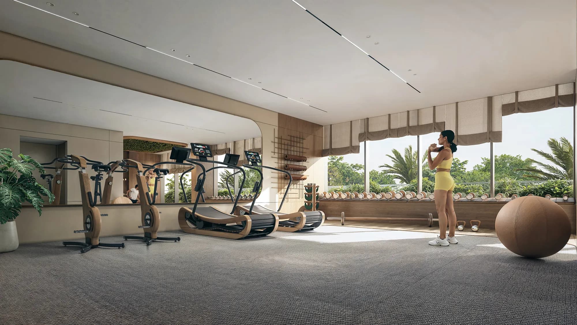 The Tides amenity Gym - Palm Deira, Dubai - by AMIS Development
