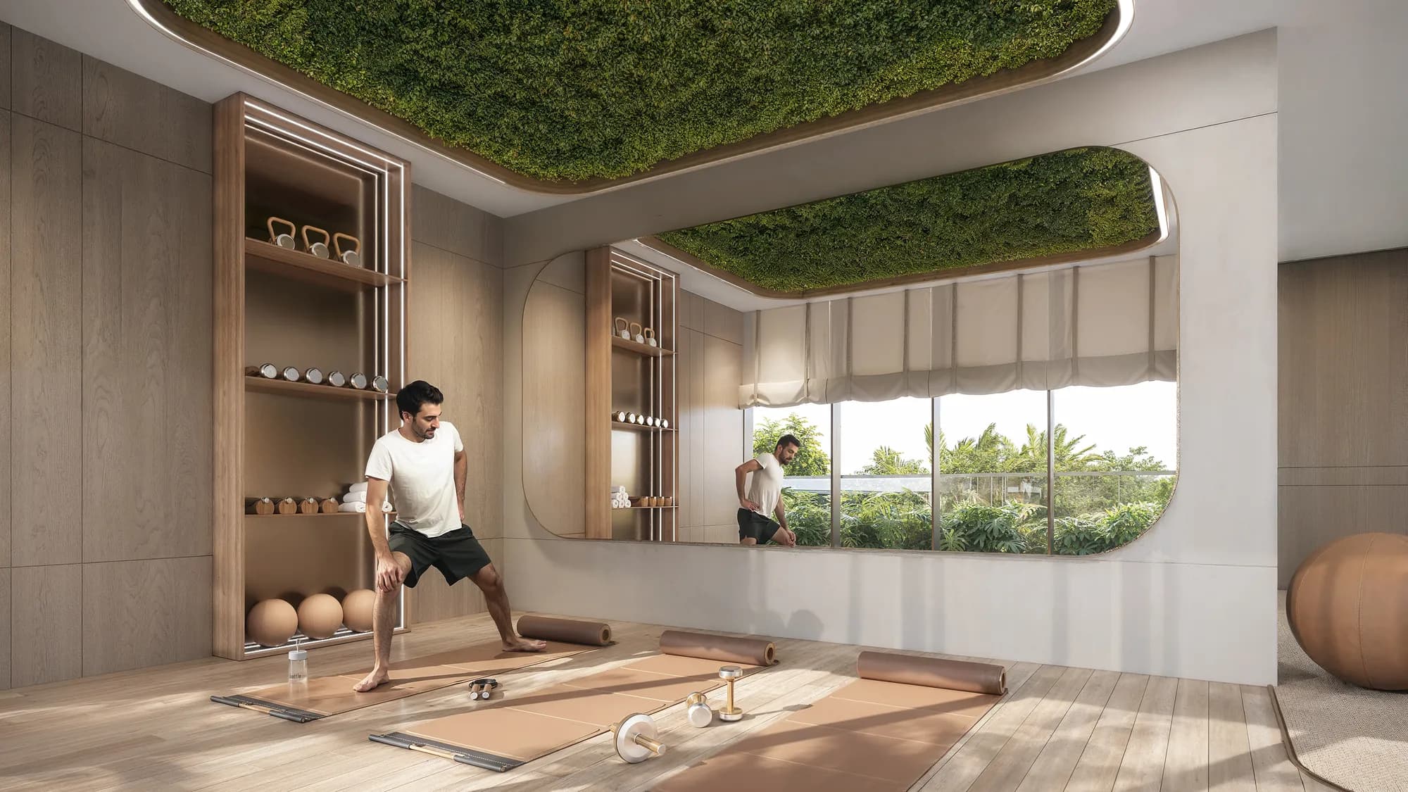The Tides amenity Yoga Deck - Palm Deira, Dubai - by AMIS Development