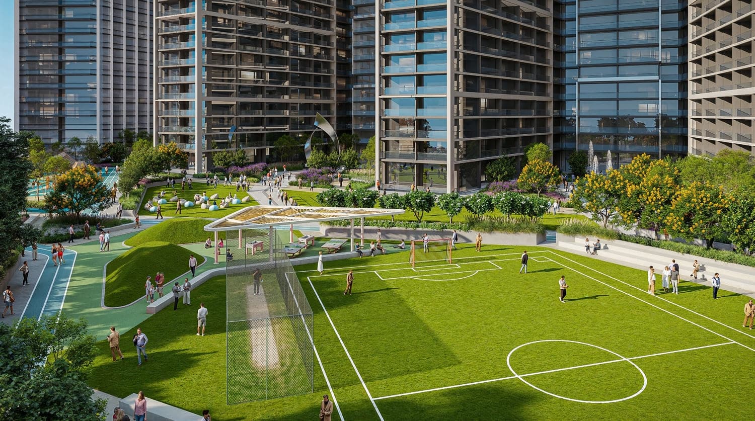 The Tranquil at Sobha Central amenity Outdoor Games - Sobha Central, Dubai - by Sobha