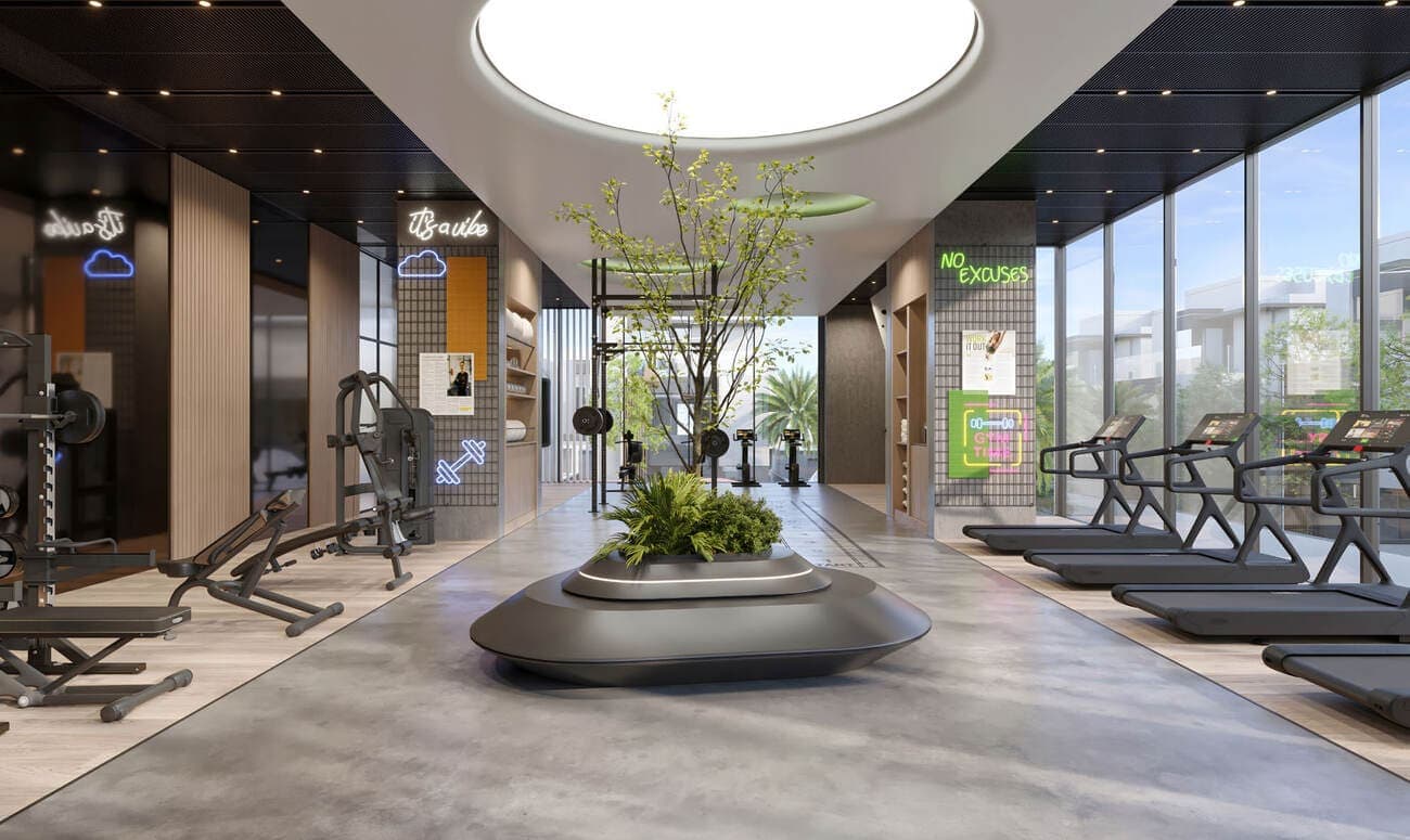 The Watercrest amenity Fitness Studio - MBR District 11 (Meydan South), Dubai - by Ellington