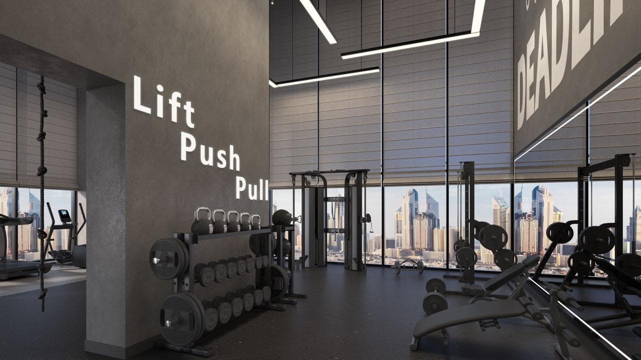 The Waterway amenity Gym - Bukadra, Dubai - by Prestige One Developments