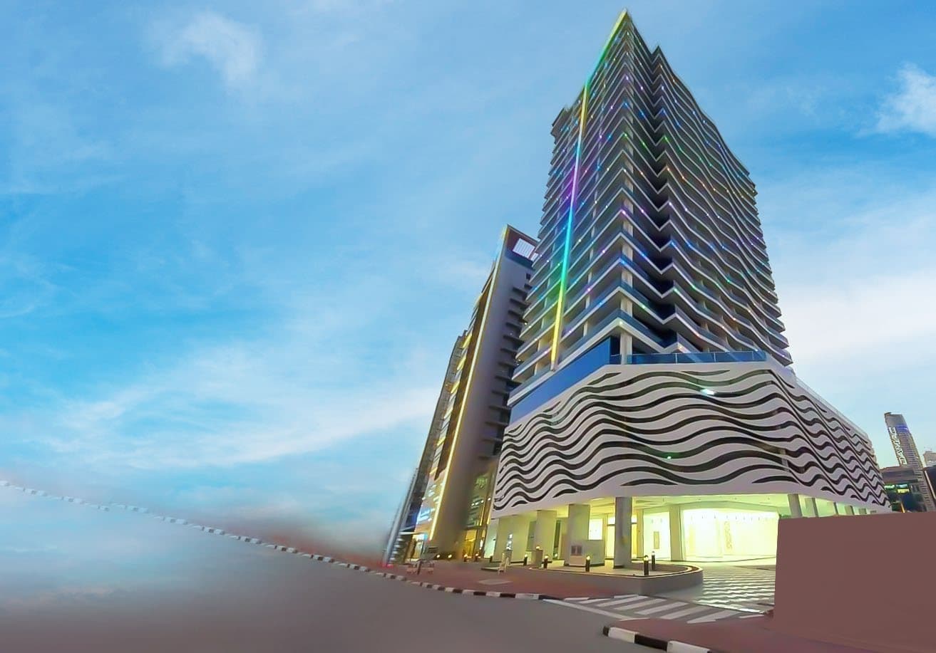 The Waves Business Bay exterior view - Business Bay, Dubai - by Kasco Developments