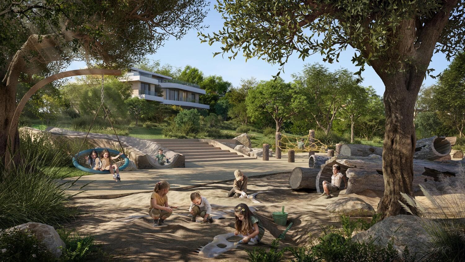 The Wilds amenity Kids Play Area - Wadi Al Safa 3, Dubai - by ALDAR
