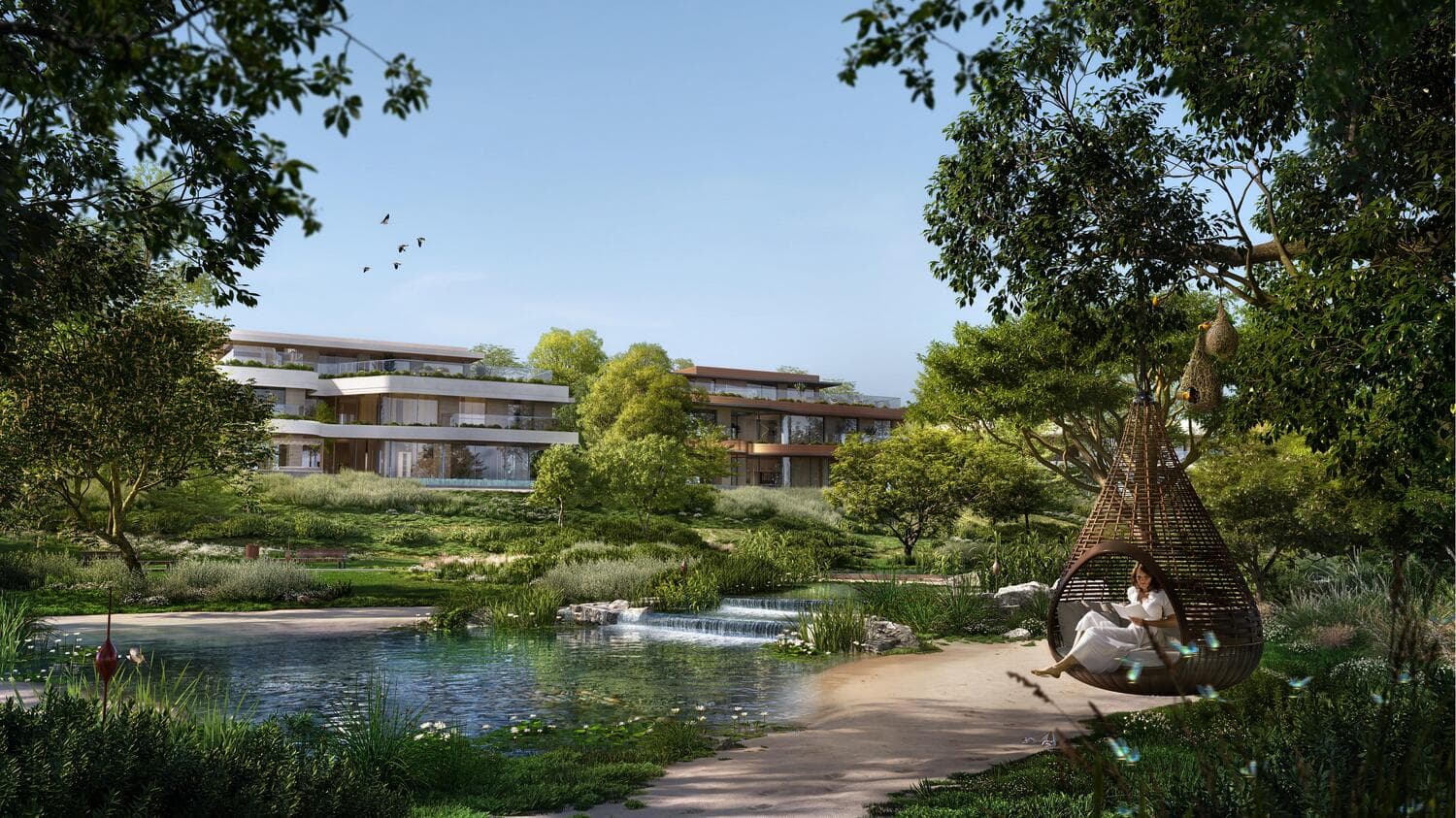 The Wilds amenity Outdoor Relaxation Areas - Wadi Al Safa 3, Dubai - by ALDAR