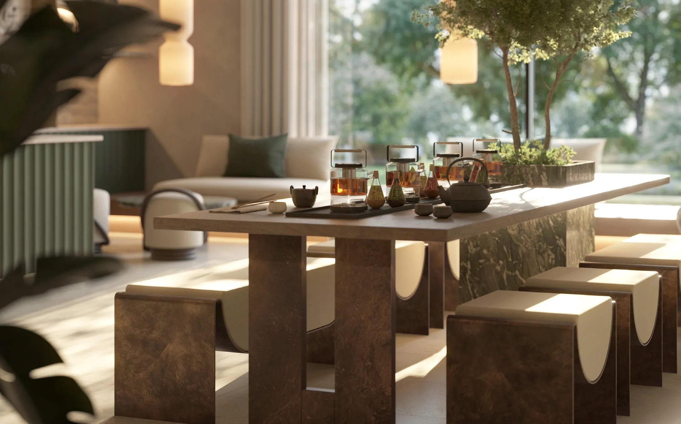 The Wilds Residences amenity Brewing Lounge - Wadi Al Safa 3, Dubai - by ALDAR
