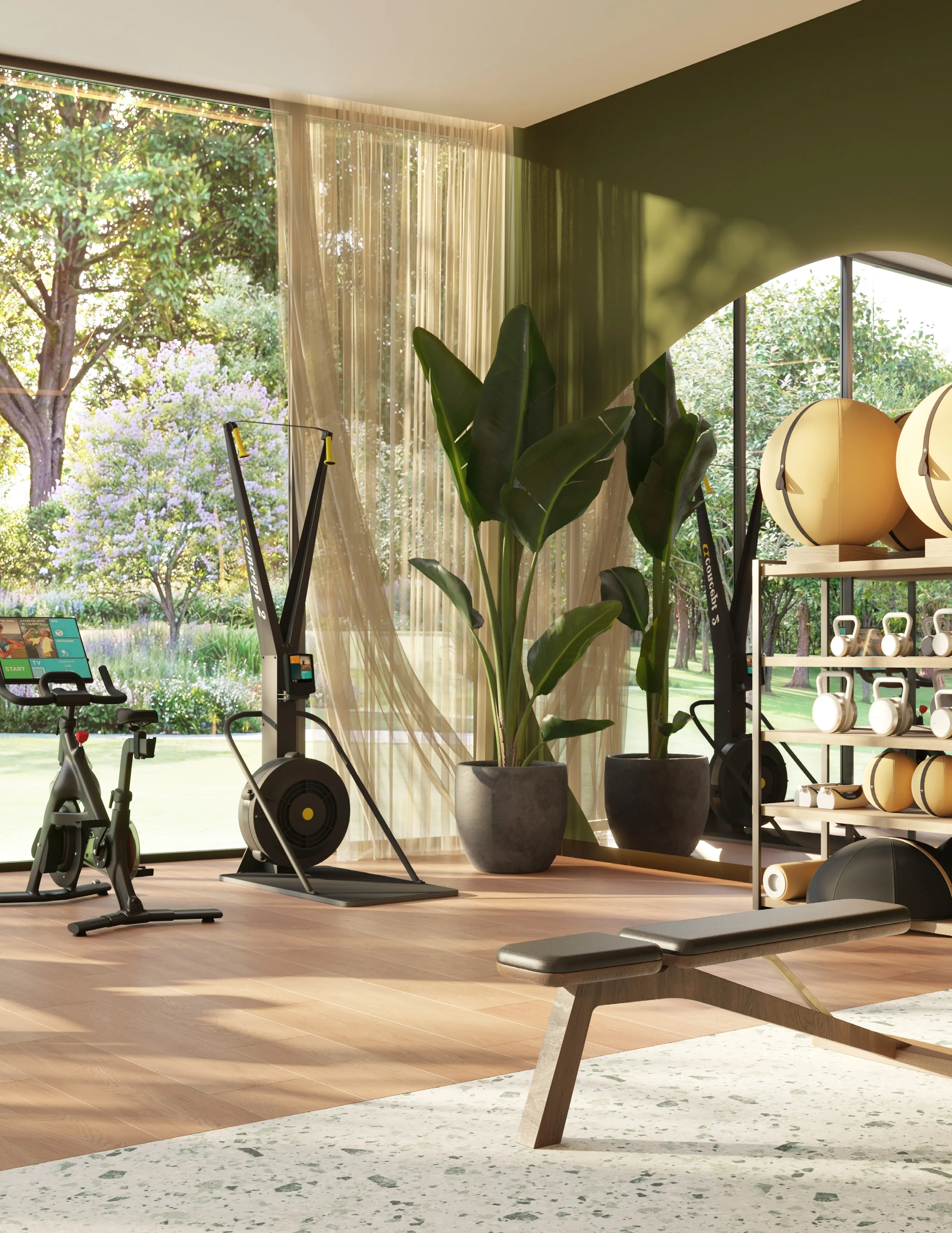 The Wilds Residences amenity Gym - Wadi Al Safa 3, Dubai - by ALDAR