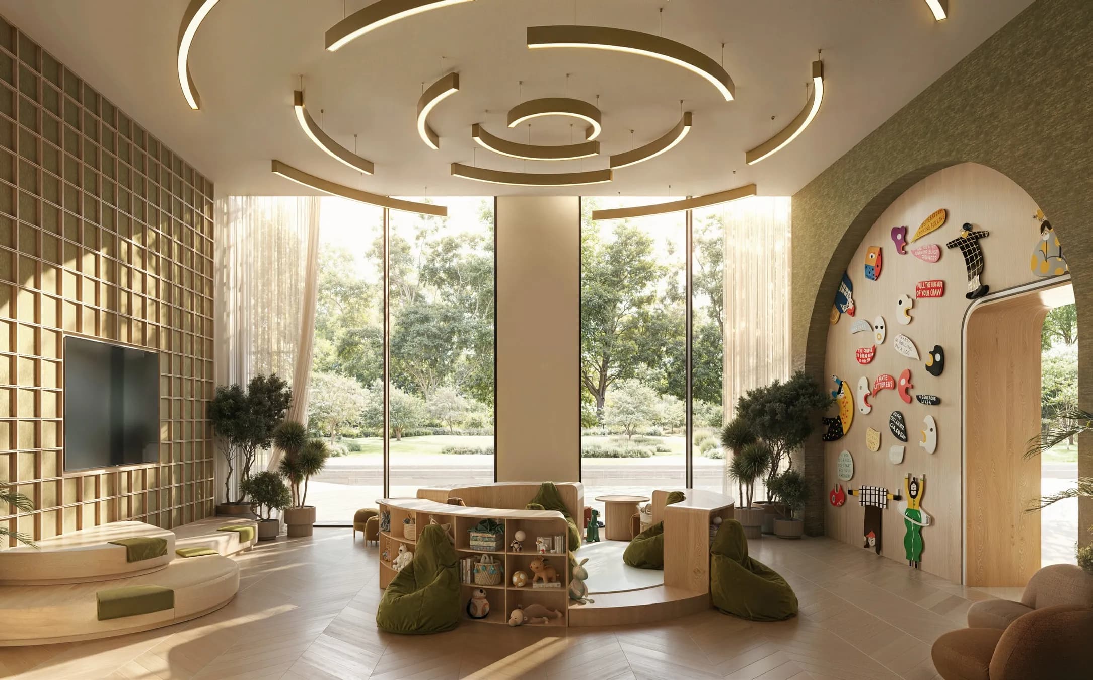 The Wilds Residences amenity Kids & Teens Lounge - Wadi Al Safa 3, Dubai - by ALDAR