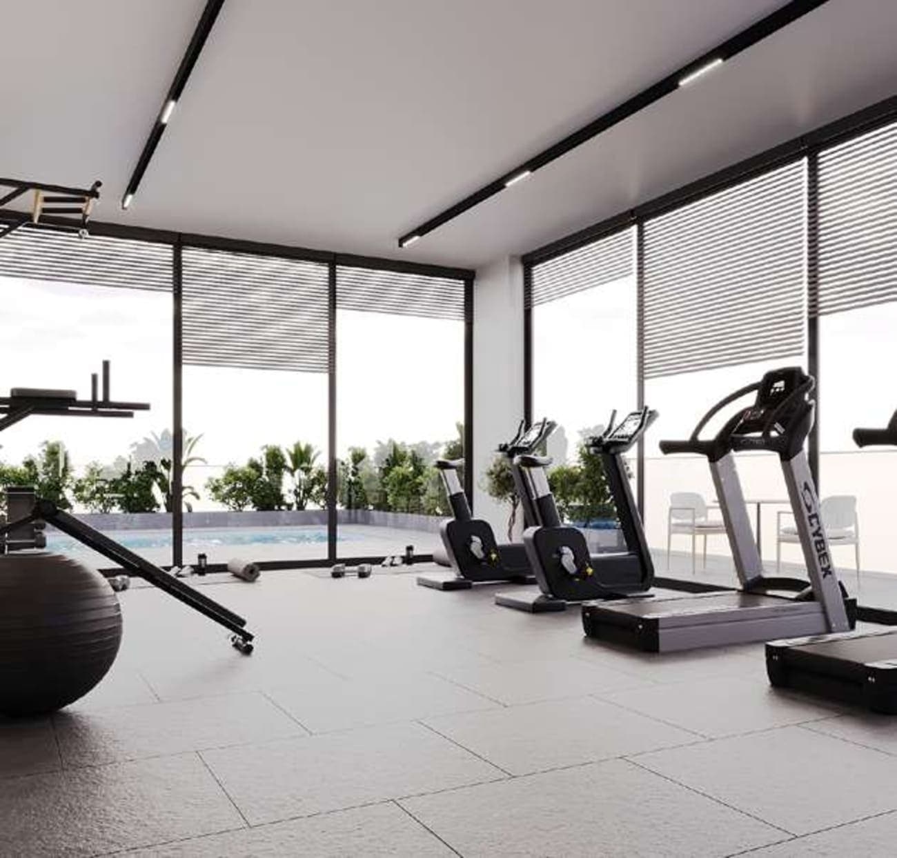 The Willows Residences amenity State-Of-The-Art Gym in MBR District 11 (Meydan South), Dubai, by SCC Vertex Development