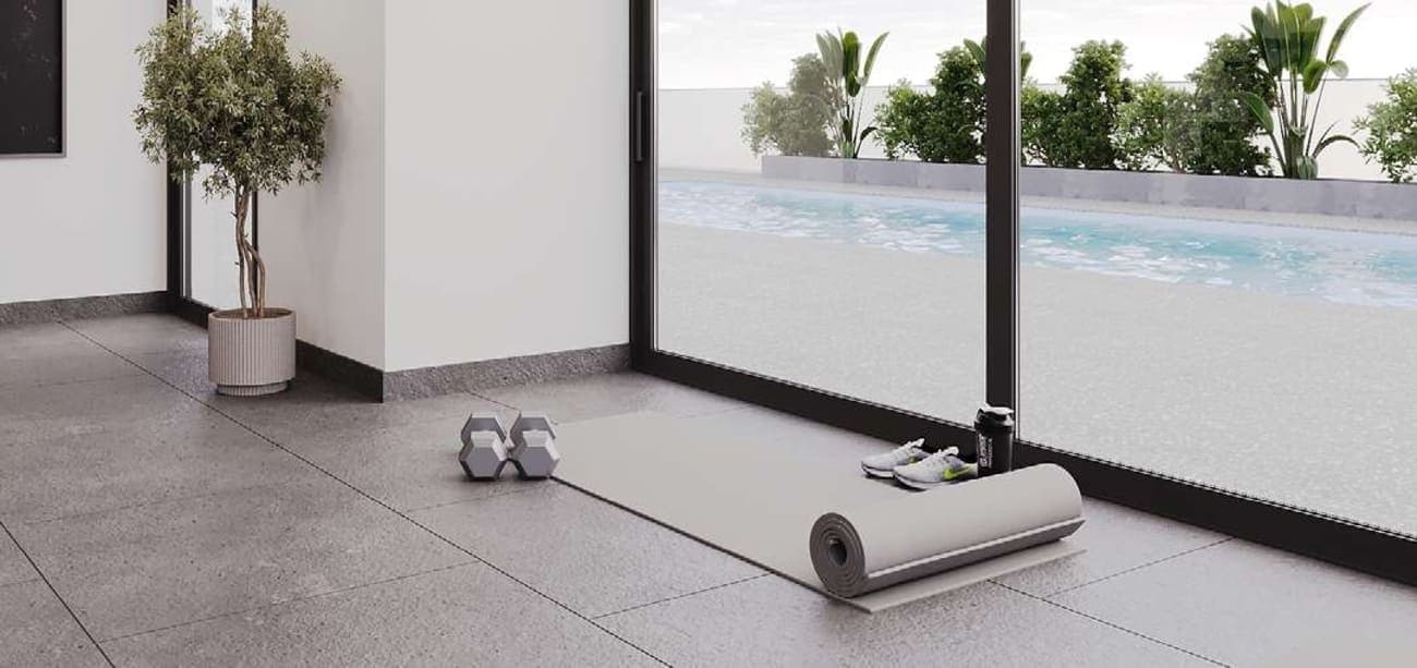 The Willows Residences amenity Yoga Space in MBR District 11 (Meydan South), Dubai, by SCC Vertex Development
