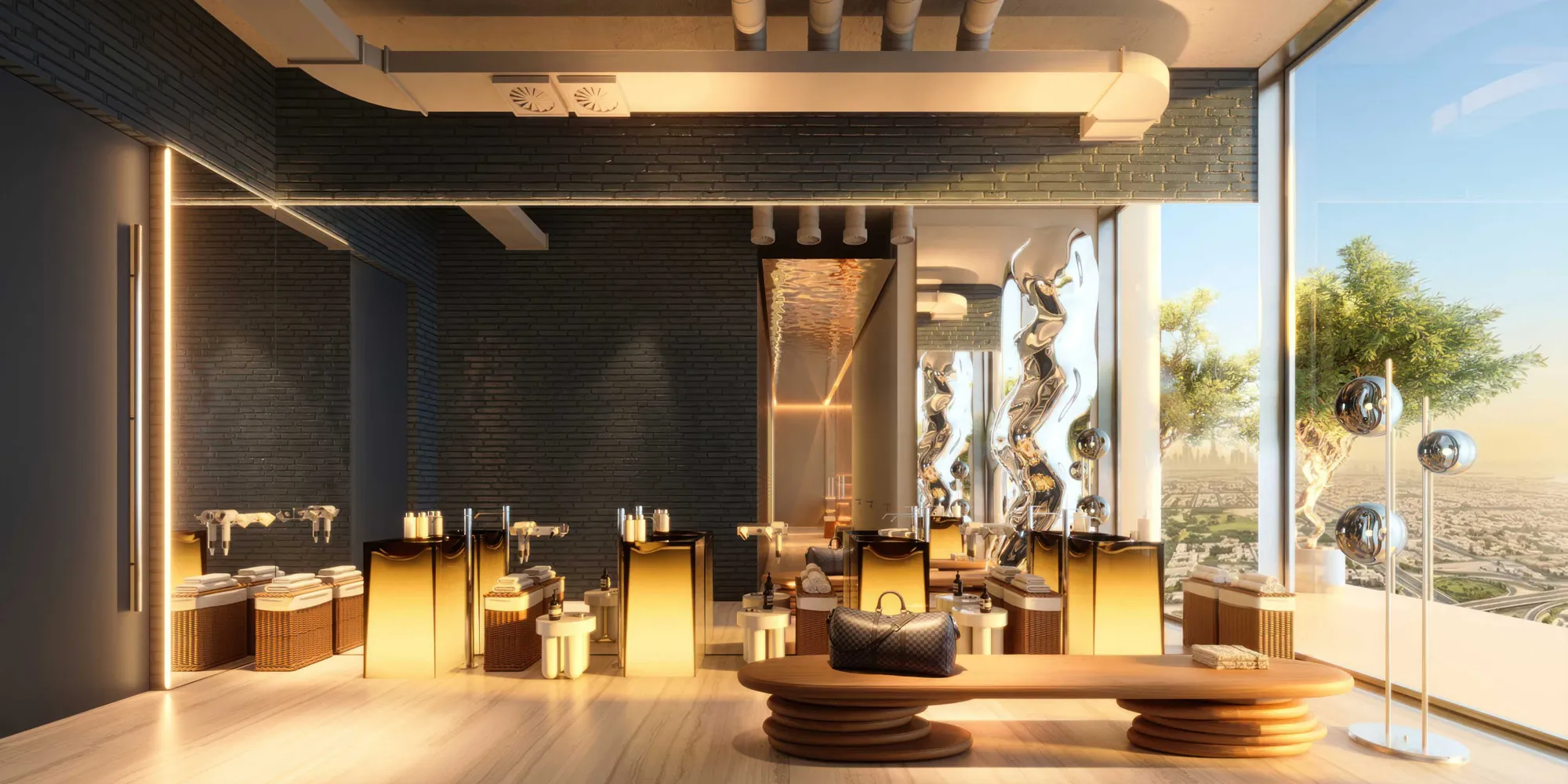 The WOW Tower amenity Changing Lounge - Dubai Land Residence Complex, Dubai - by Mr. Eight Development