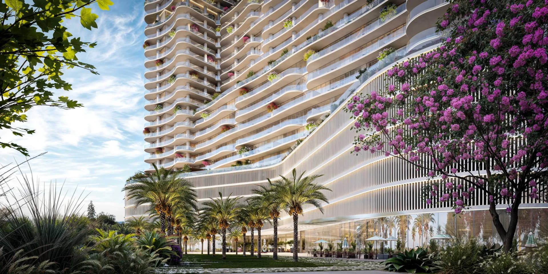 The WOW Tower amenity Green Parks in Dubai Land Residence Complex, Dubai, by Mr. Eight Development