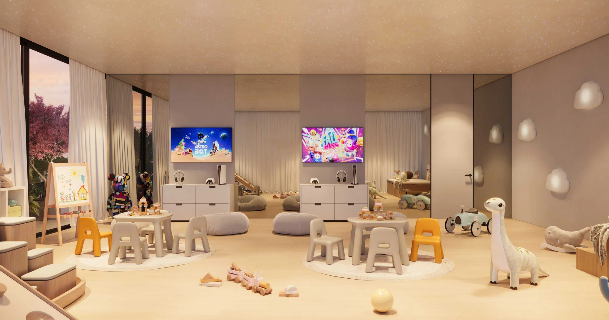The WOW Tower amenity Kids’ Playroom - Dubai Land Residence Complex, Dubai - by Mr. Eight Development