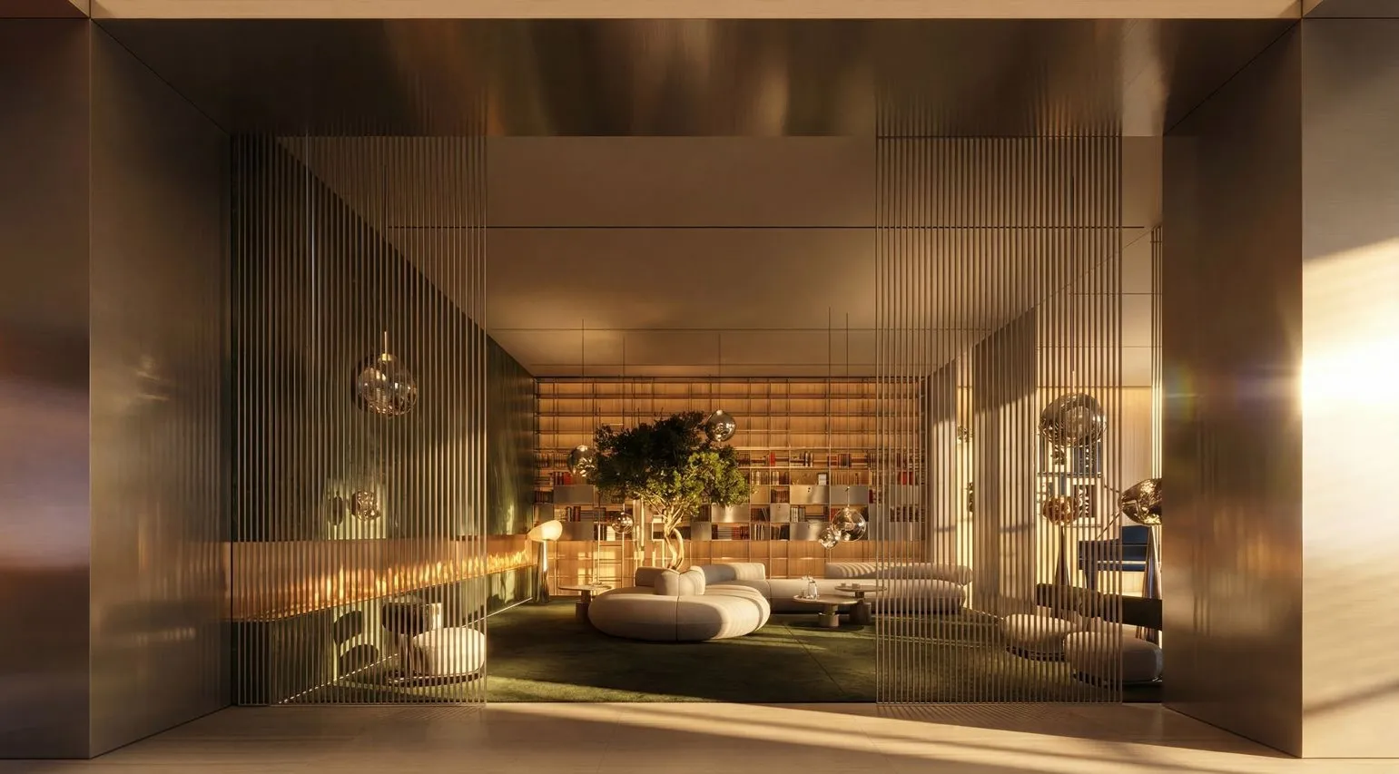 The WOW Tower amenity Library - Dubai Land Residence Complex, Dubai - by Mr. Eight Development